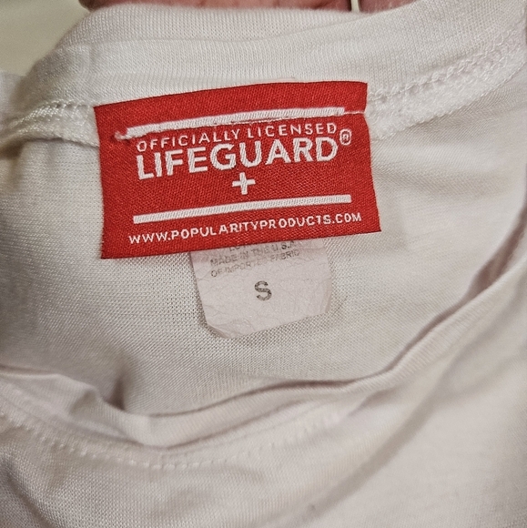 Life Guard Gulf Shore AL Tank, Size Small, White/Red - Picture 4 of 6